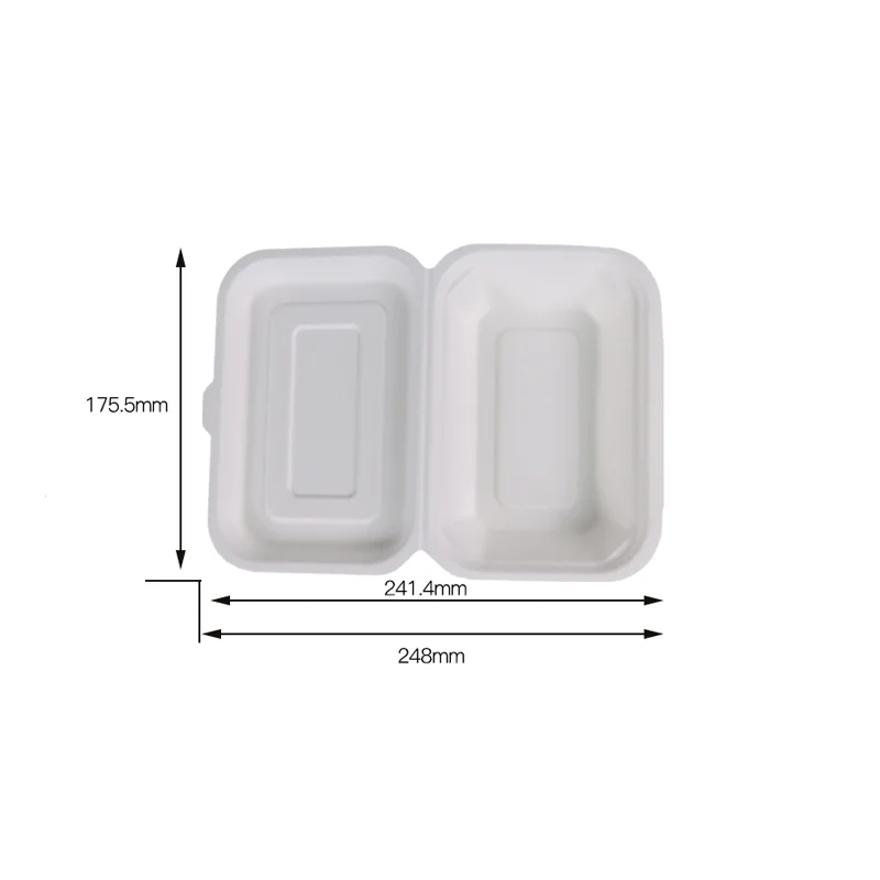 450ml Clamshell · Sugarcane Clamshells · product image